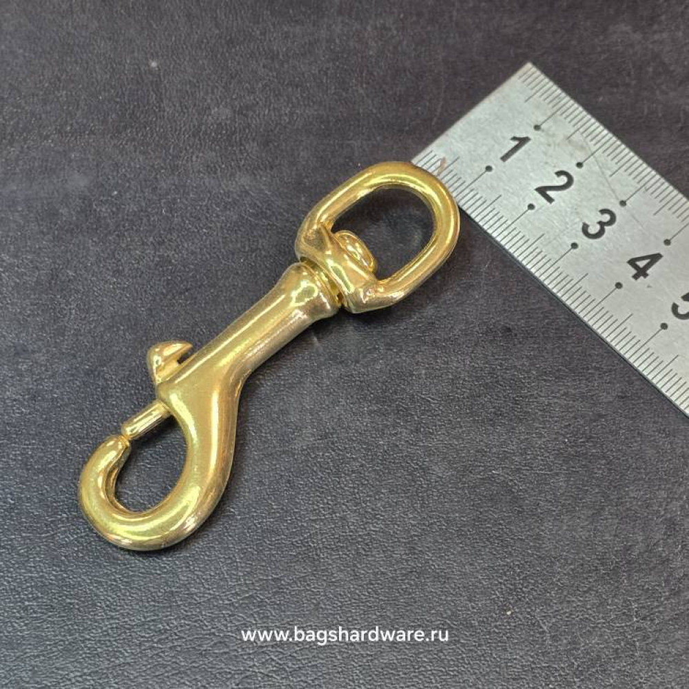 Карабин из латуни 15 мм