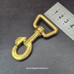 25 мм Карабин латунный арт.844 25 мм Карабин латунный арт.844