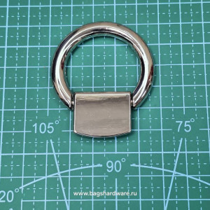 25 мм Ручкодержатель на женскую сумку арт.5192 никель