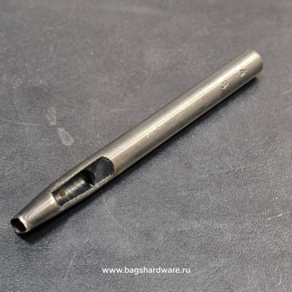 4-8 мм Пробойник овальный для кожи и картона.