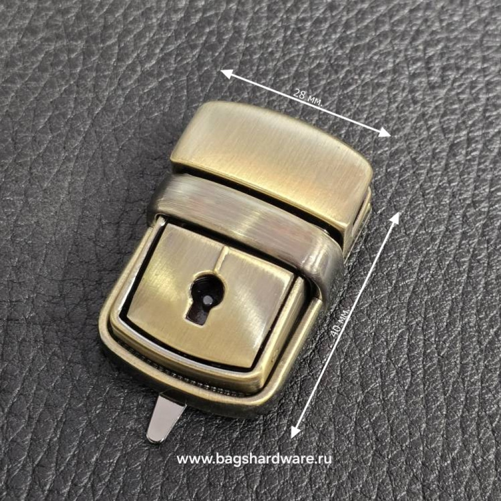 Замок на портфель арт 0605 антик. Замок на портфель арт 0605 антик.
